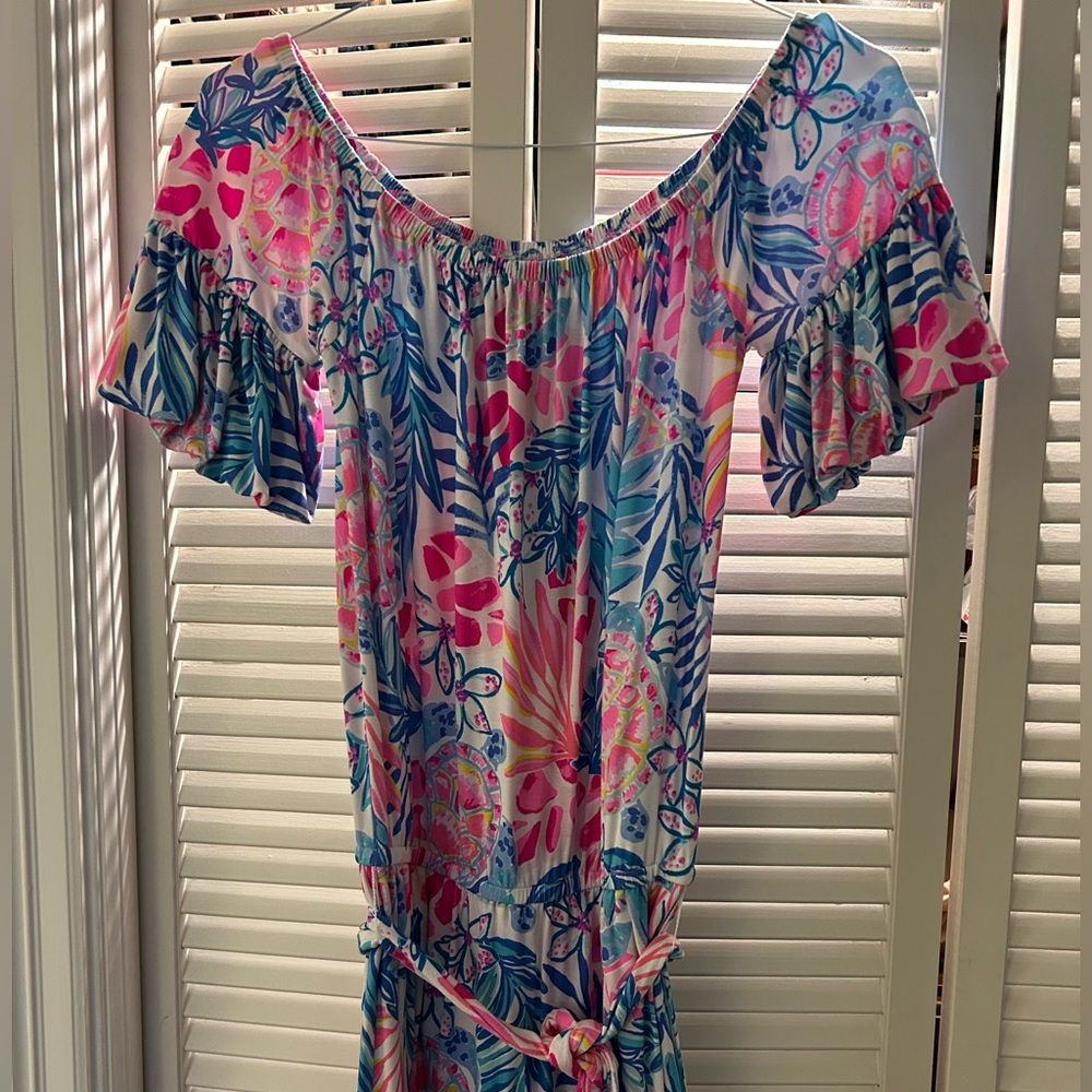 Lilly Pulitzer Off-Shoulder Samia Romper